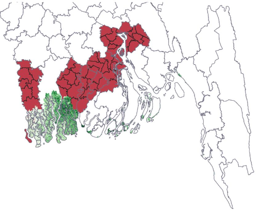 map of poverty in Bangladesh
