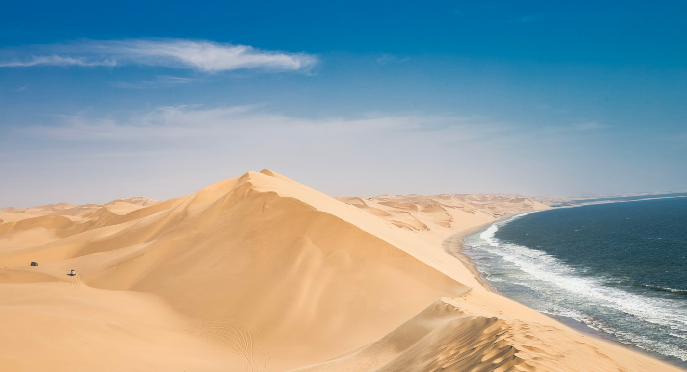 sand dunes on the coast